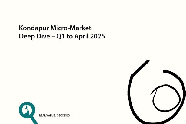 Kondapur Micro-Market Deep Dive – Q1 to April 2025