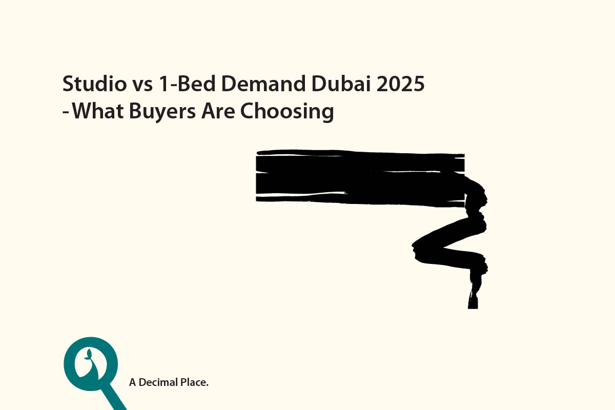 Studio vs 1-Bed Demand Dubai 2025 – What Buyers Are Choosing