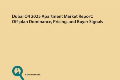 Dubai Q4 2025 Apartment Market Report: Off-plan Dominance, Pricing, and Buyer Signals