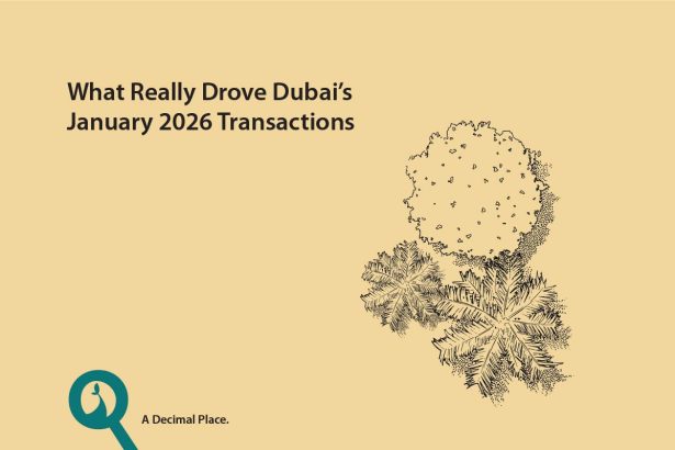 Dubai January 2026 market analysis