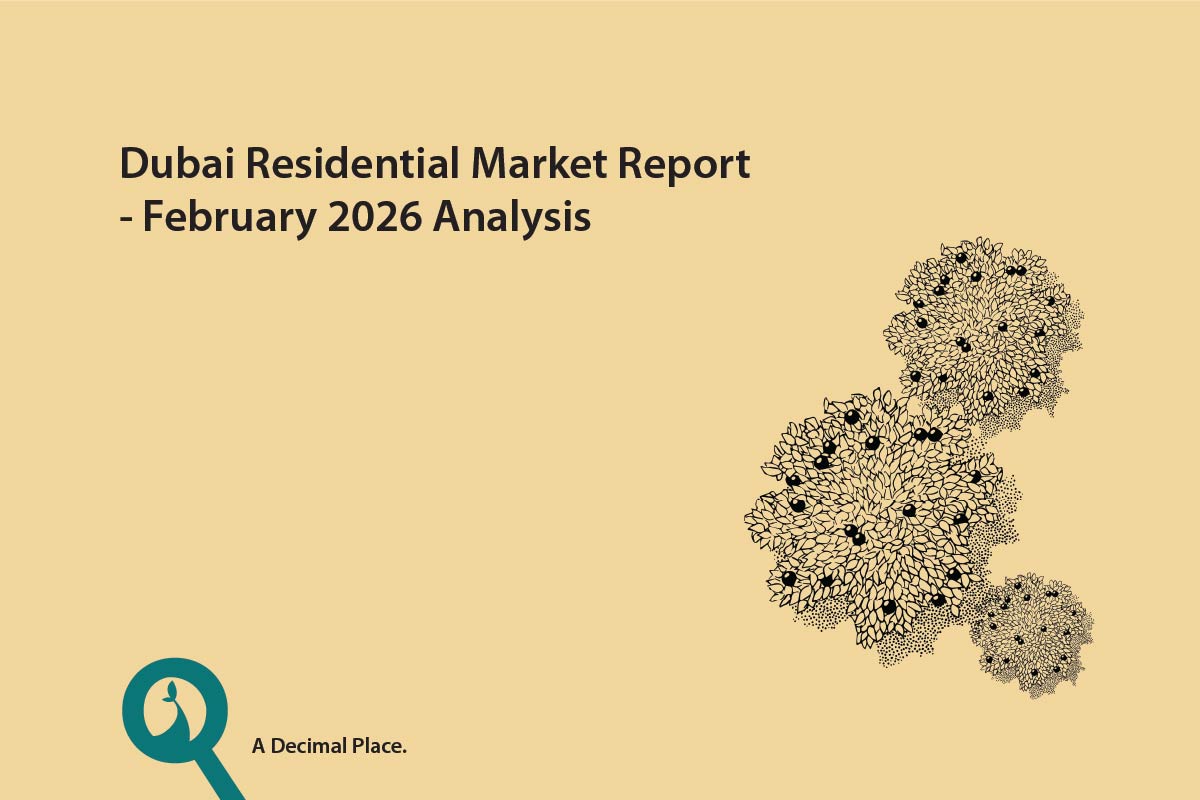 Dubai residential market February 2026 apartment transactions and price trends
