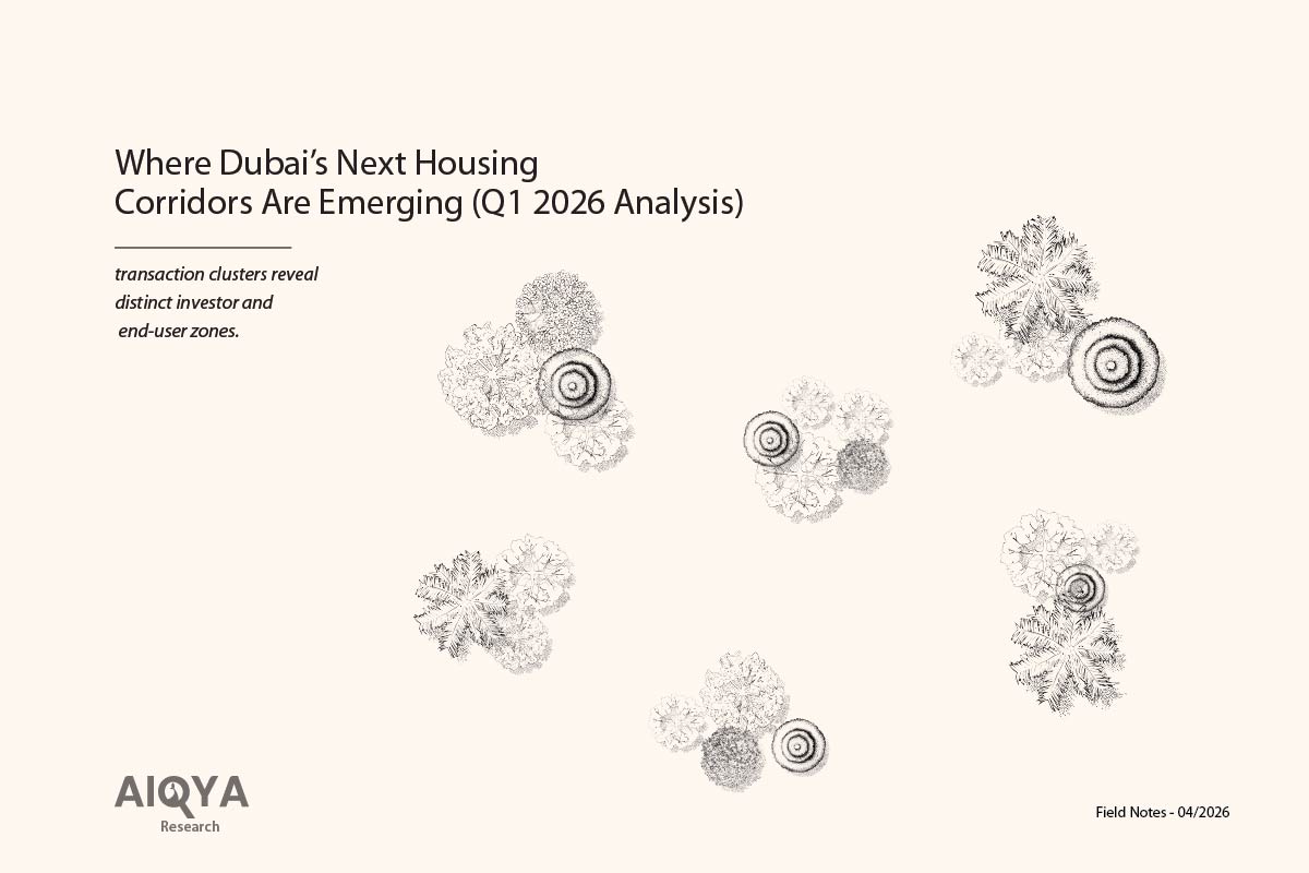 Dubai Housing Corridors: Where Growth Is Concentrating (Q1 2026 Analysis)